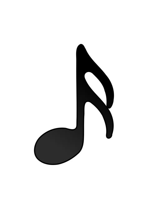 Single Music Notes Vector At Getdrawings Free Download