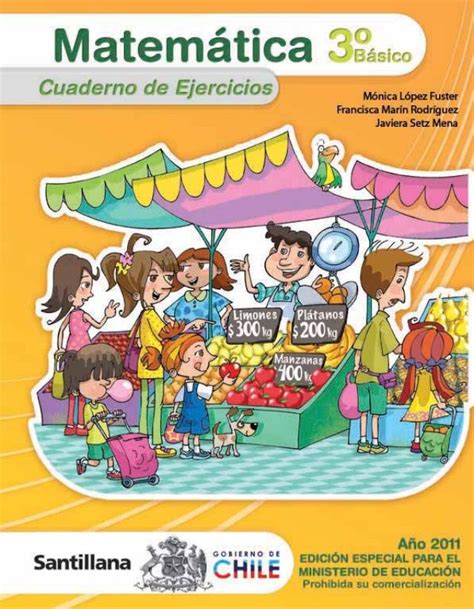 3º Básico Cuaderno De Ejercicios Bienvenidos Nombre Colegio Libros
