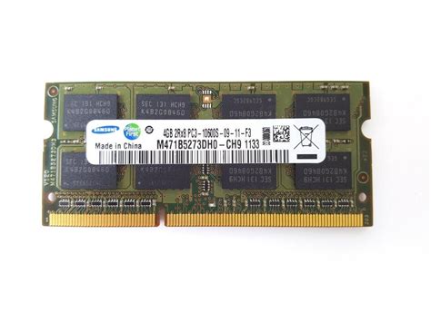 Samsung 4gb 204 Pin Ddr3 So Dimm Ddr3 1333 Pc3 10600 Laptop Memory