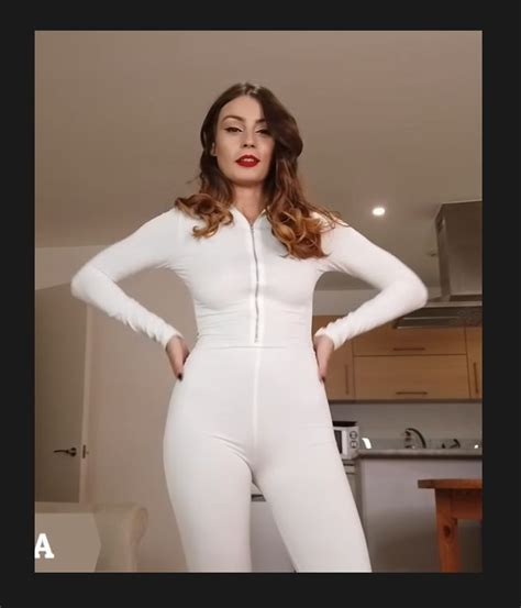 anna zapala in white catsuit full body suit scuba girl wetsuit catsuit