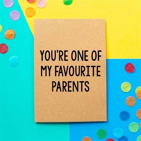 Funny Mothers Day Card Youre One Of My Favourite Etsy