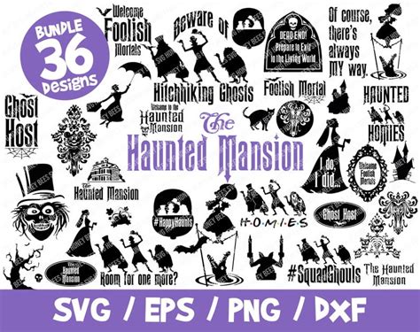Halloween SVG Haunted Mansion SVG Haunted Mansion Clip Art Foolish