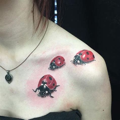 Ladybug tattoo designs will be introduced with quite a lot of completely different icons and components, comparable to flowers or dragonflies. 50 Tattoos of Ladybugs | Lady bug tattoo, Bug tattoo, Tattoos