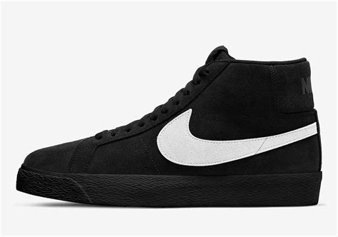 Nike Sb Blazer Mid Black Suede 864349 007 Release Date Sbd