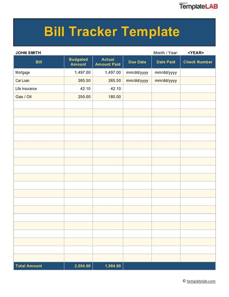 An explanation is today an integral part of the trade. 33 Free Bill Pay Checklists & Bill Calendars (PDF, Word ...