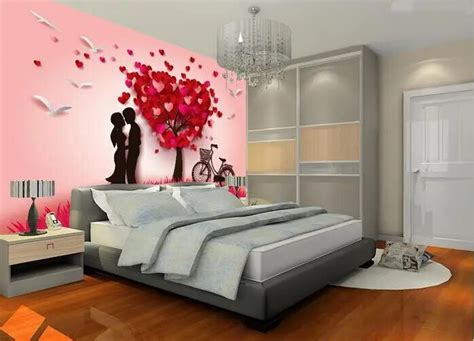 3d Wallpaper Custom Mural Non Woven 3d Room Wallpaper Cartoon Love Tree