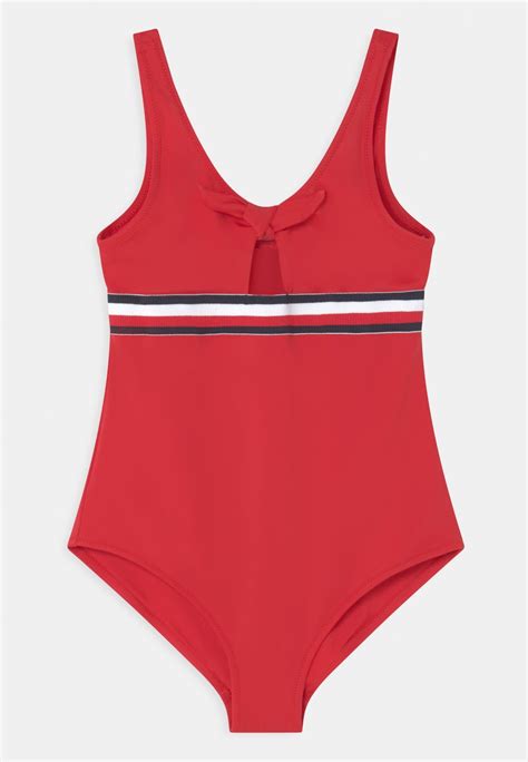 Tommy Hilfiger One Piece Swimsuit Primary Redred Uk