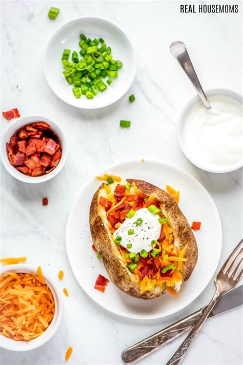 Why not use the slow cooker from start to finish? Crock Pot Baked Potatoes ⋆ Real Housemoms