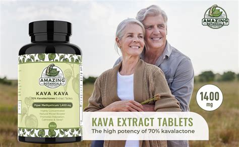 Amazon Com Kava Kava Extract Tablets High Potency Mg Of Fresh