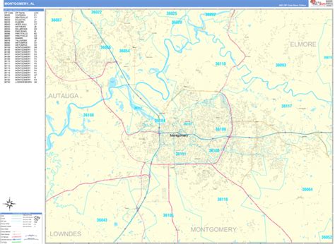 Maps Of Montgomery Alabama