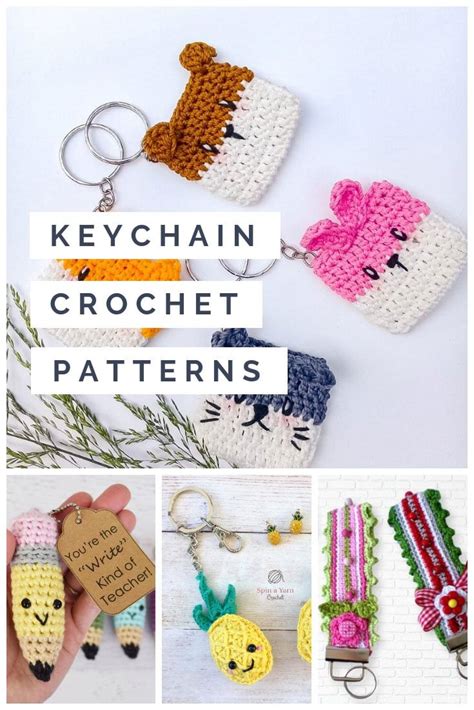 These Crochet Keychain Ideas Make Quick And Easy Handmade Ts Scrap