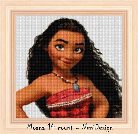 Dmc threads has this adorable free baby motifs patterns that is great for all sorts of baby projects from cross stitching on bibs, quilts, baby blankets, shirts, framed items, stuffed animals and more. Moana 14 count, cross stitch pattern, disney princess ...