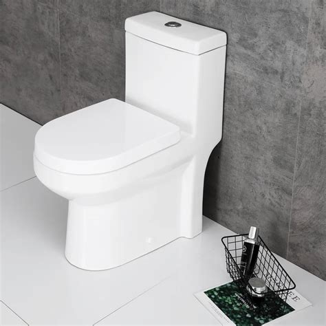 Dual Flush Elongated One Piece Toilet Seat Included In 2021 New