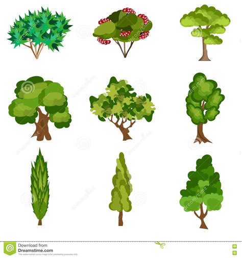 Clicca su disegni da colorare di alberi per visualizzare la versione stampabile o colorala online (compatibile con ipad e tablet con sistema potrebbero anche interessarti disegni da colorare nelle categoria alberi & foglie. Insieme Degli Alberi Stilizzati Astratti Vettore Naturale ...
