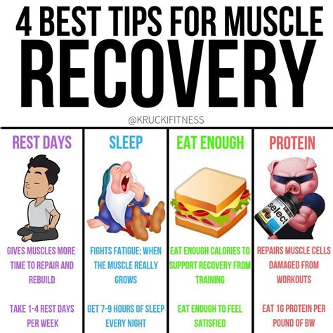 4 Best Tips For Muscle Recovery By Kruckifitness Recovery Is Absolutely Crucial For Muscle
