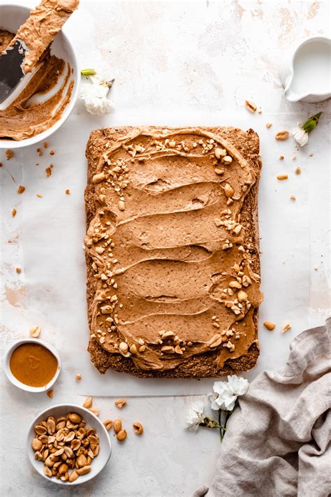 Easy Vegan Banana Cake With Peanut Butter Frosting The Banana Diaries