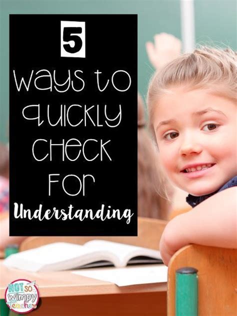 5 Ways To Quickly Check For Understanding Artofit