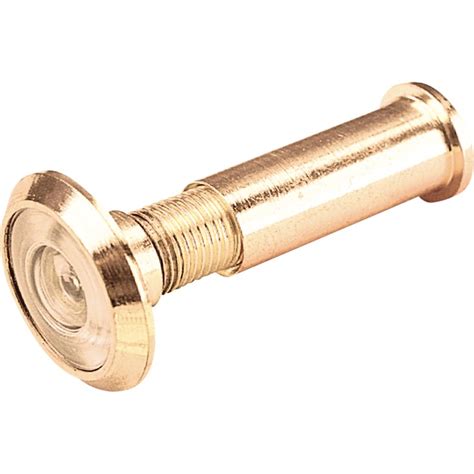 Prime Line 200 Degree Solid Brass Door Viewer The Home Depot Canada