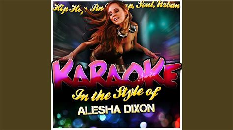 radio in the style of alesha dixon karaoke version youtube