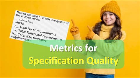 Metrics For Specification Quality Software Quality Metrics Software