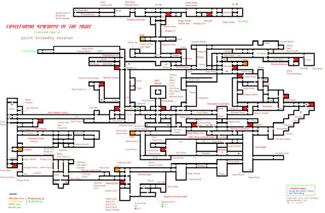 33 Castlevania Symphony Of The Night Full Map Maps Database Source
