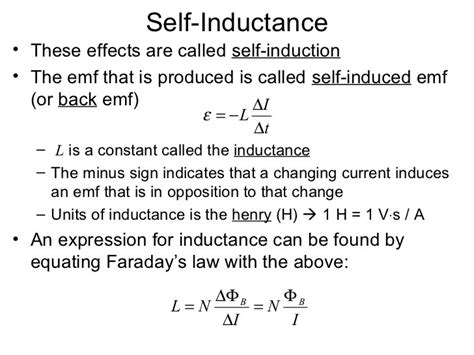 ☑ Formula For Self Inductance Of A Coil