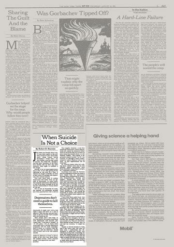 Opinion When Suicide Is Not A Choice The New York Times