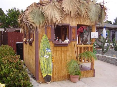 The project included a tiki hut on the pool deck and a 31x3 foot tiki awning by the deck patio closest to the house. Sheds of potential - Rated People Blog