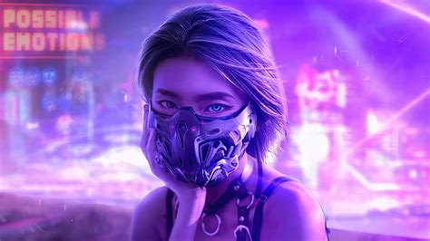 sci fi cyberpunk futuristic girl hd wallpaper peakpx