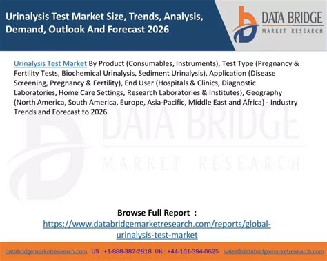 Ppt Urinalysis Test Market Size Trends Analysis Demand Outlook