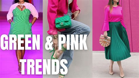 Green And Pink Outfit Ideas New Trend Green Pink Color Block Style