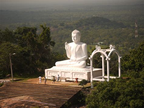 Ancient Buddhist Site Of Anuradhapura Sri Lanka