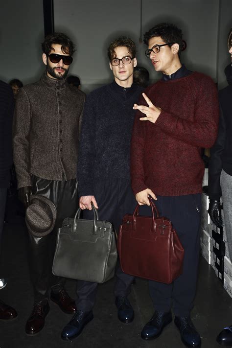 Sonny Vandevelde Giorgio Armani Aw14 15 Men Fashion Show Milan Backstage