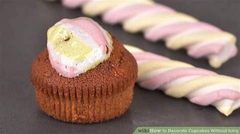 11 Easy Ways To Decorate Cupcakes Without Icing Wikihow