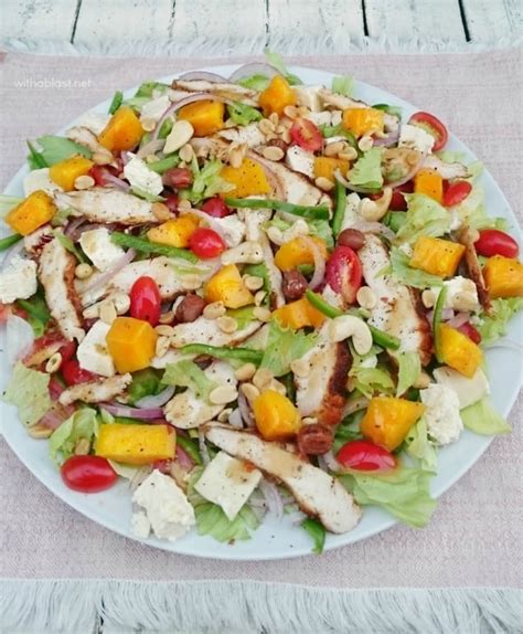 Chicken And Mango Salad With A Blast