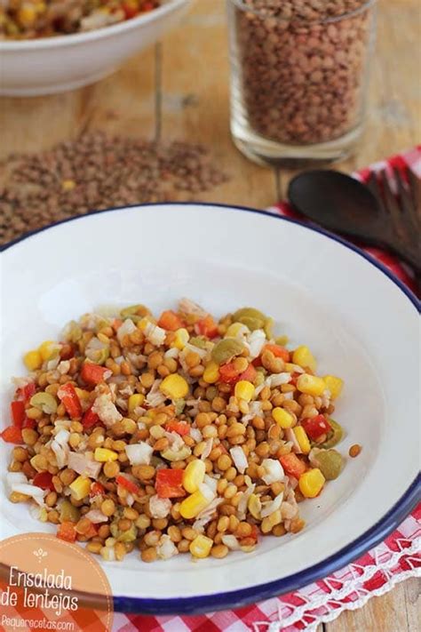 Ensalada De Lentejas Deliciosa PequeRecetas