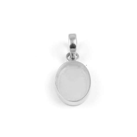 925 Sterling Silver Oval Pendant Shiva Jeweler