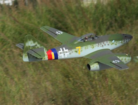 Freewing Messerschmitt Me 262 Yellow 7 V2 Twin 70mm EDF Jet PNP I