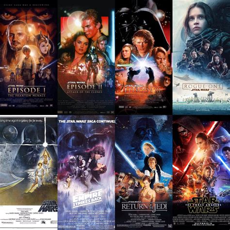 All Posters To Date In Numerical Order👌🏻 Starwars