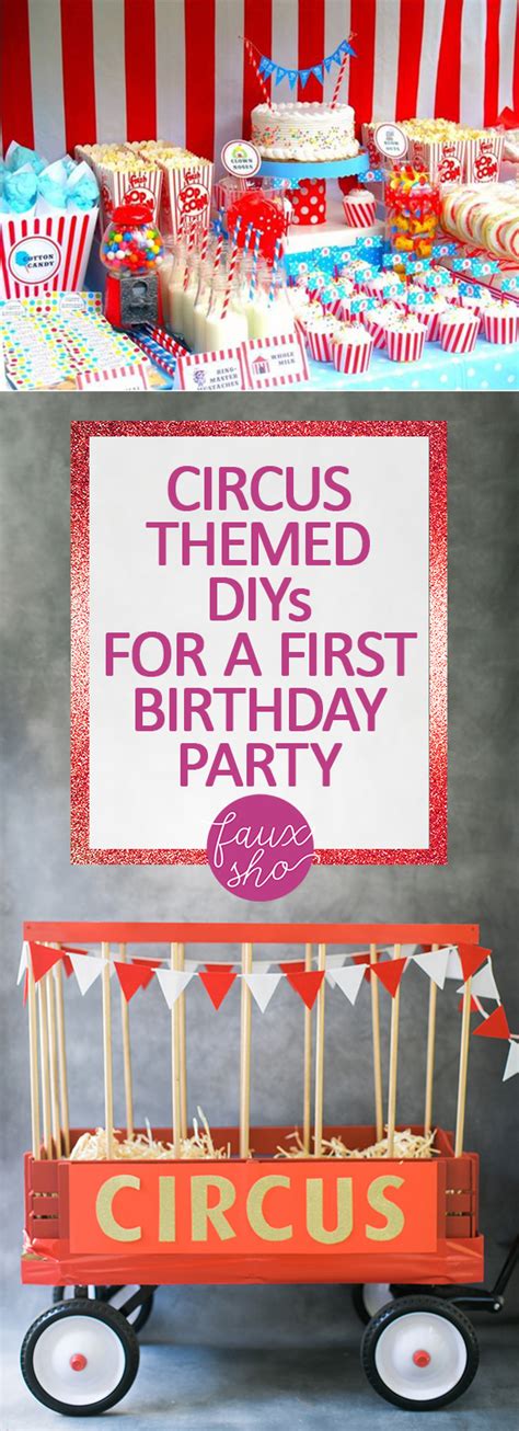 Baby shark official song doll. Circus Themed DIYs for a First Birthday Party