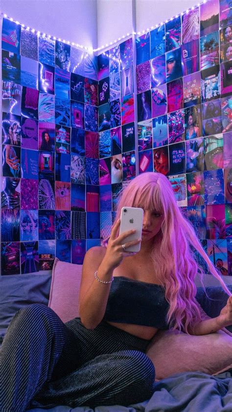 Euphoria Aesthetic Wall Collage Kit Purple Room Decor Etsy Uk Neon Room Purple Room Decor