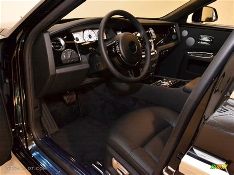 Black Interior 2012 Rolls Royce Ghost Extended Wheelbase Photo