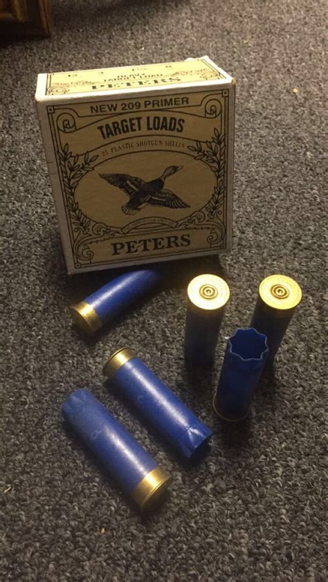 Original Vintage Peters 209 Primers Shotgun Shells Sz 8 Shot