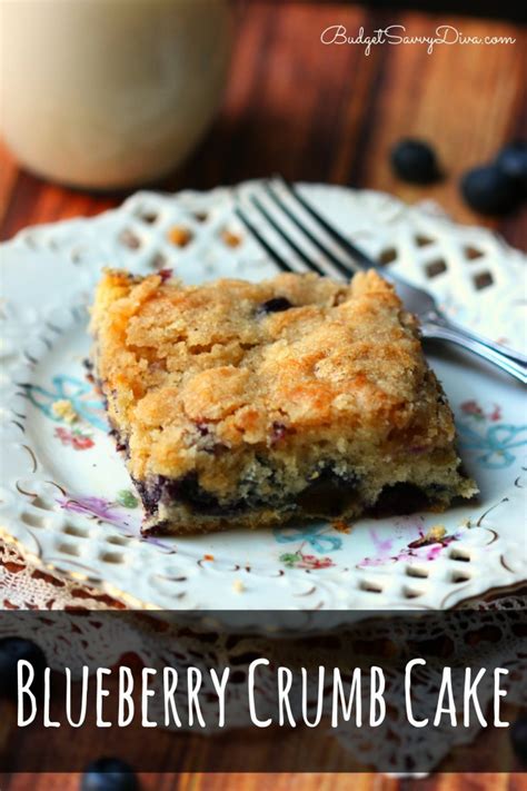 Blueberry Crumb Cake Recipe Budget Savvy Diva