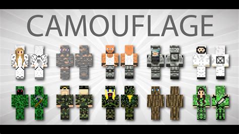 Camouflage Skins For Minecraft Youtube