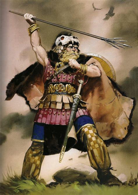Angus Mcbride Celt Ancient Warriors Celtic Warriors Germanic Tribes
