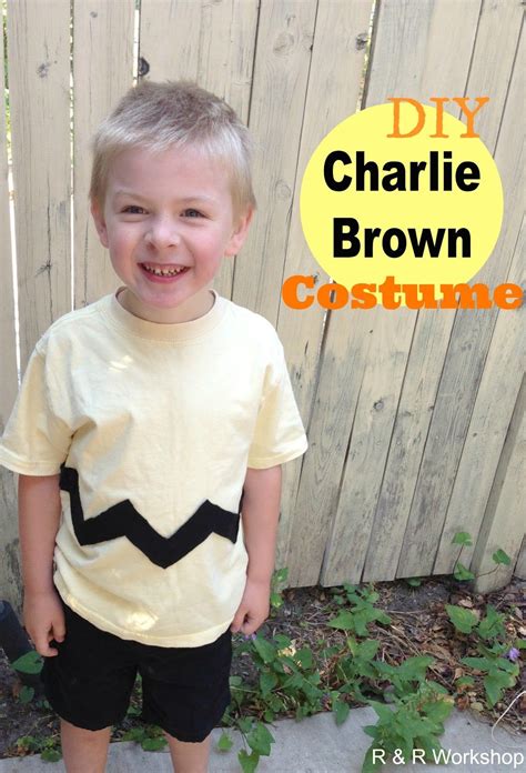 Ipage Charlie Brown Costume Diy Costumes Kids Homemade Halloween