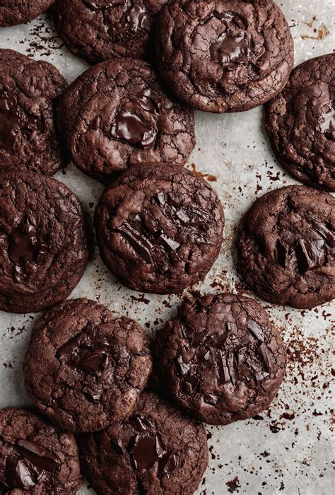 Double Chocolate Brownie Cookies Recipe Chocolate Brownie Cookies