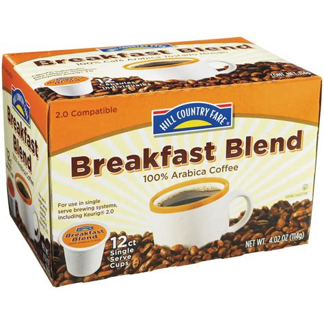 Hill Country Fare Breakfast Blend Single Serve Coffee Cups Shop