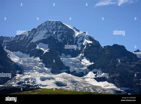 Kleine Scheidegg Mountain Pass Between Eiger And Lauberhorn Peaks In